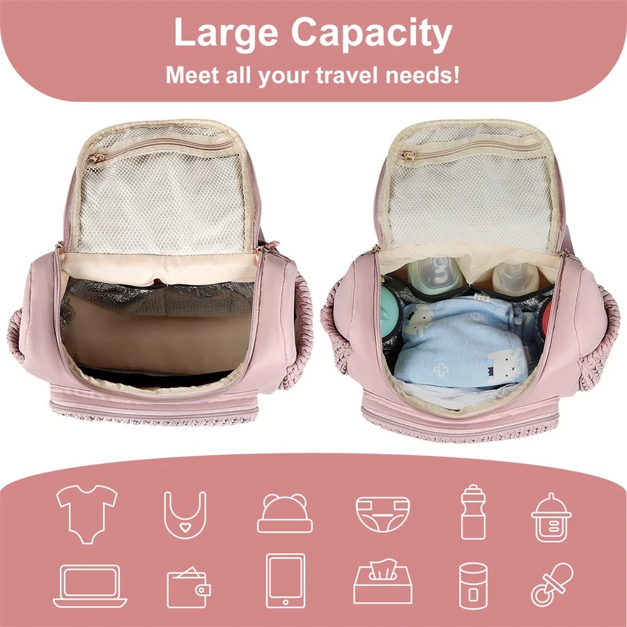 Large Capacity Maternity Diape - Backpack Diaper Bag 评论和价格