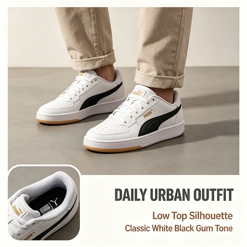 PUMA Men White Black Low Top S - Puma Shoes Suede Classic 评论和价格