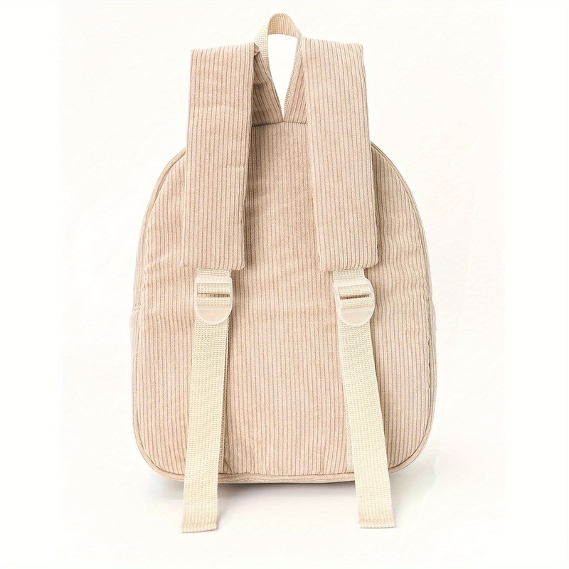 Cute Bear Corduroy Backpack fo - Canvas Backpack Casual 评论和价格
