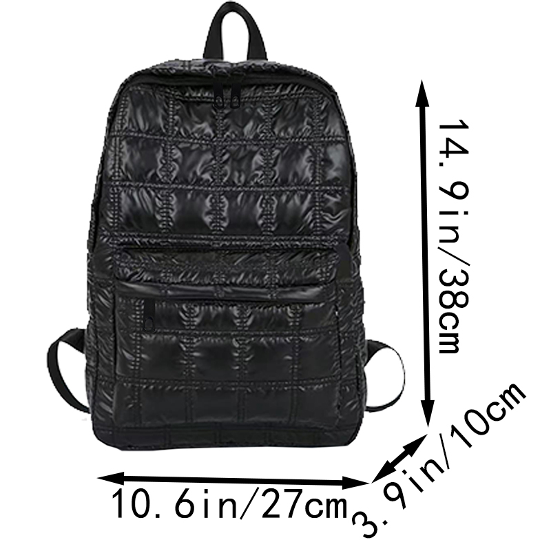 Trendy Stylish Shiny Backpack  - Canvas Backpack Casual 评论和价格