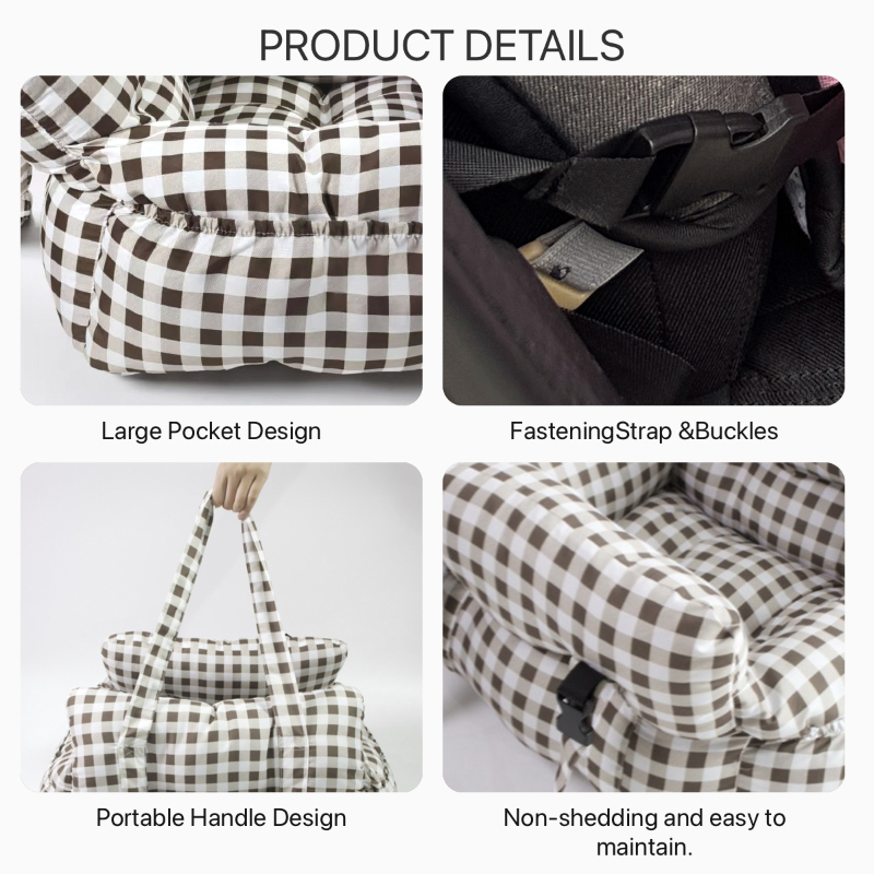 Dog Car Seat Bed Multifunction - Foldable Backpack Small 评论和价格