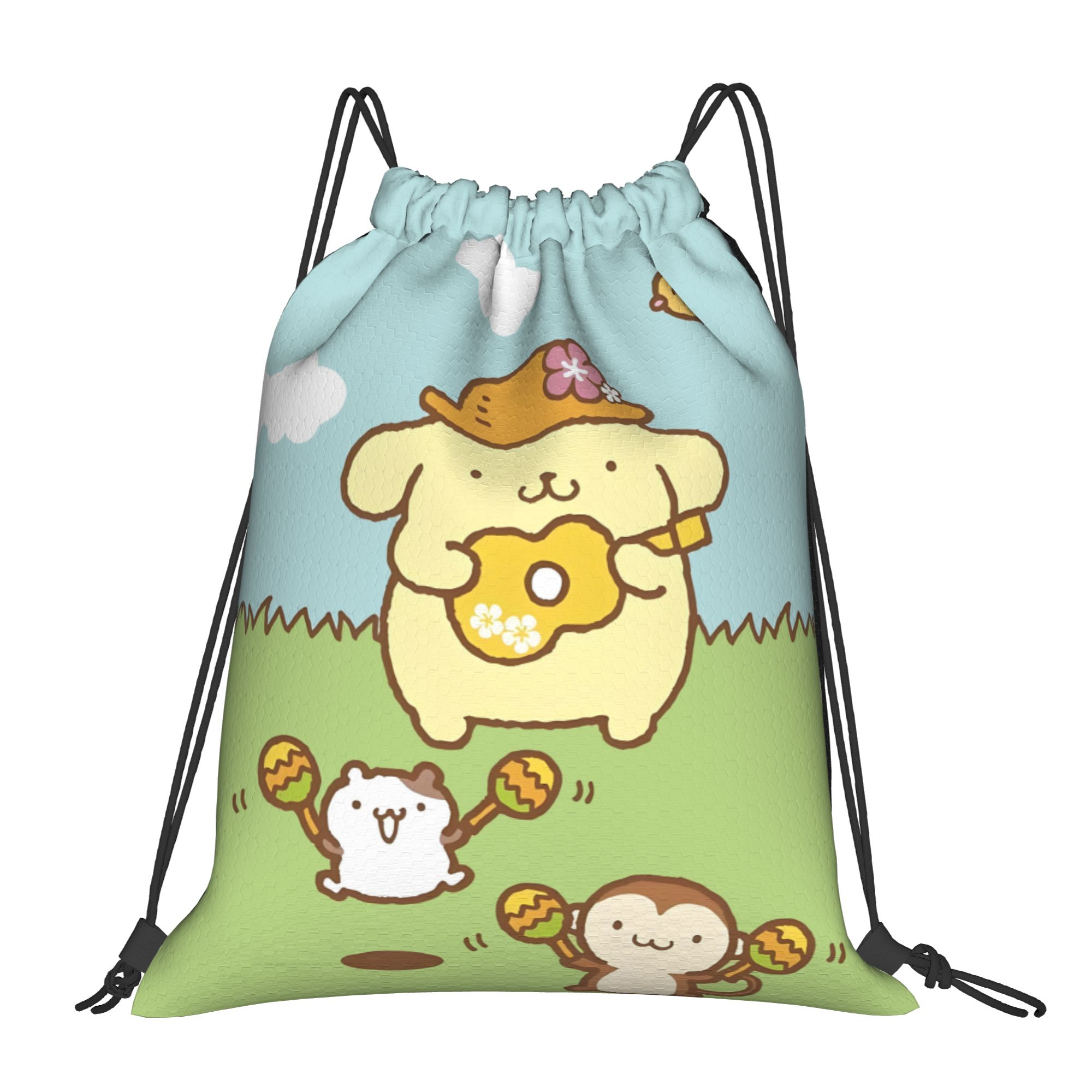 Custom P-Pompompurines Drawstr - Drawstring Gym Bag 评论和价格