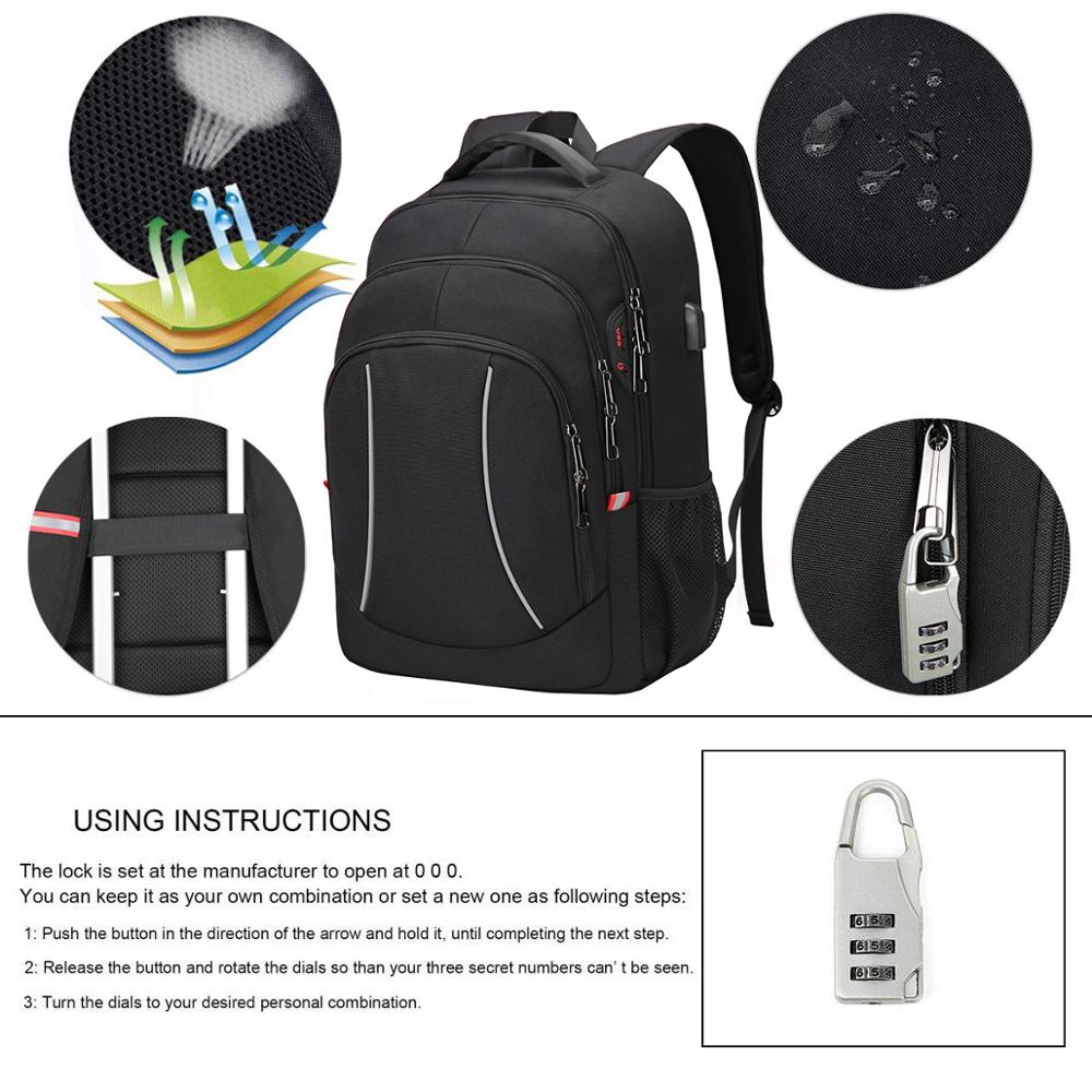 Men Multifuction Travel Laptop - Laptop Backpack 15.6 评论和价格