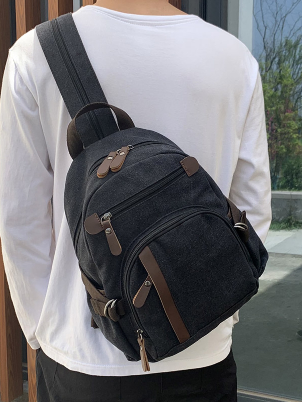 Small Canvas Backpack Men's Sp - Canvas Backpack Casual 评论和价格
