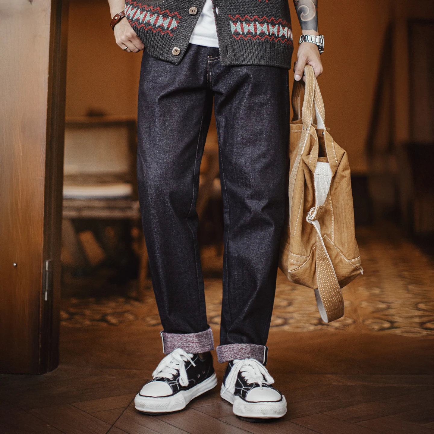 Maden Men's Vintage 10.9oz Sel - Levis Jeans 501 评论和价格