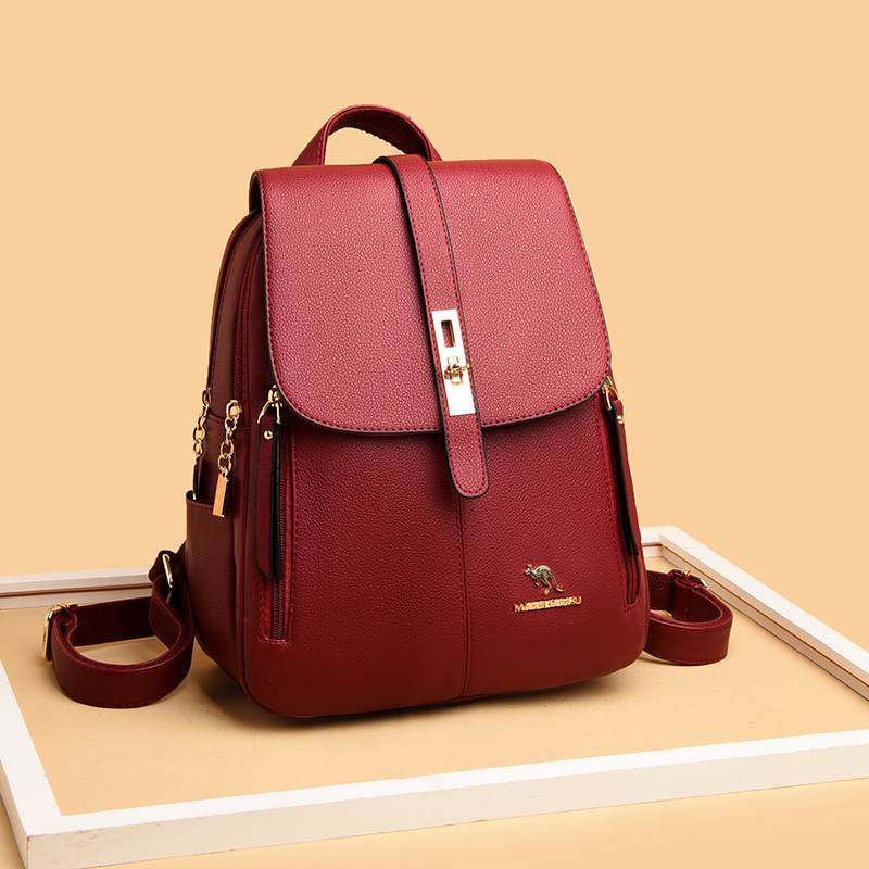 Luxury Women Leather Backpacks - Leather Backpack Vintage 评论和价格