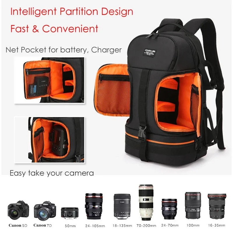 Waterproof Video Camera Backpa - Laptop Backpack 15.6 评论和价格