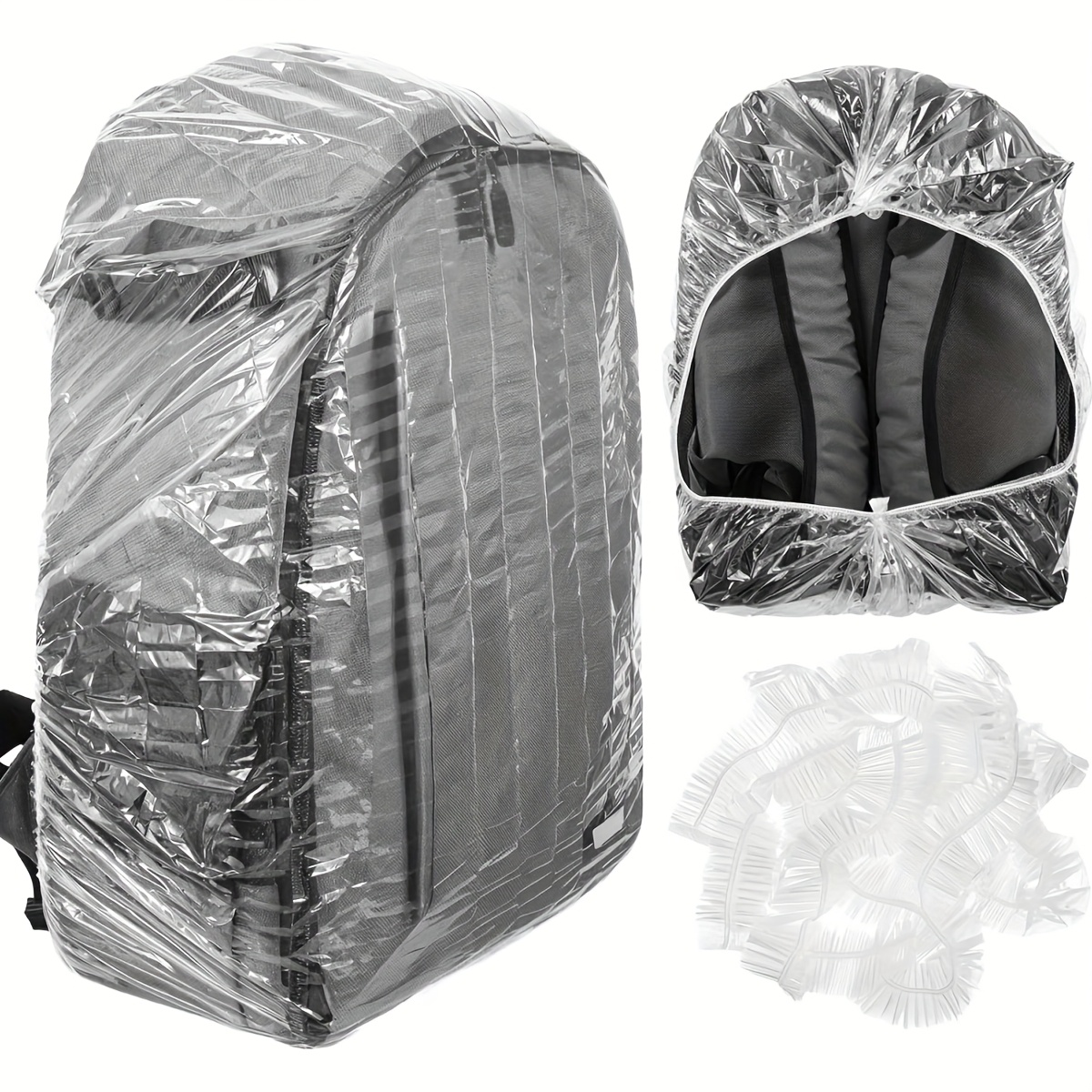 10Pcs Elastic Disposable Backp - Rain Cover Backpack 评论和价格