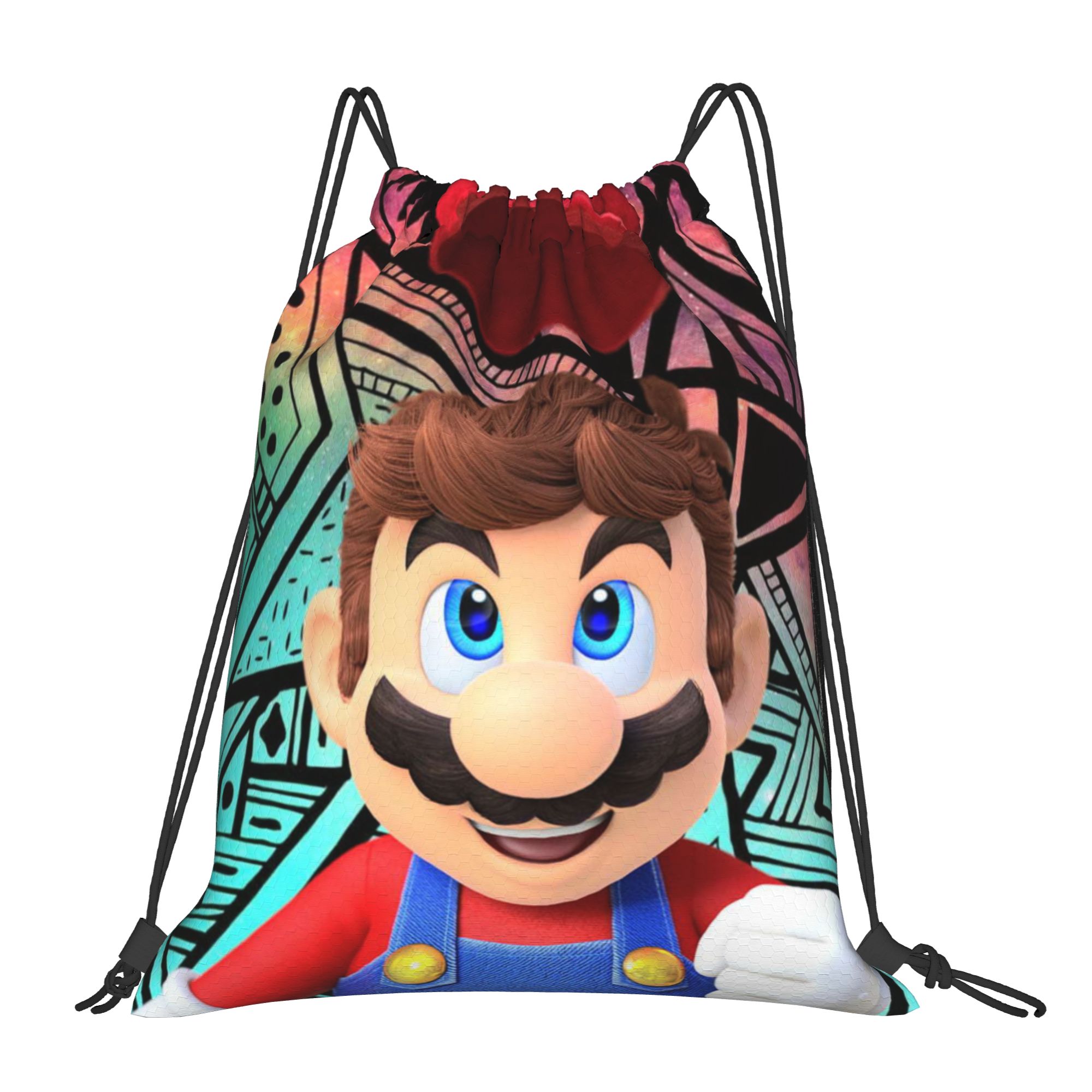Custom M-Marioes Video Game Br - Drawstring Gym Bag 评论和价格