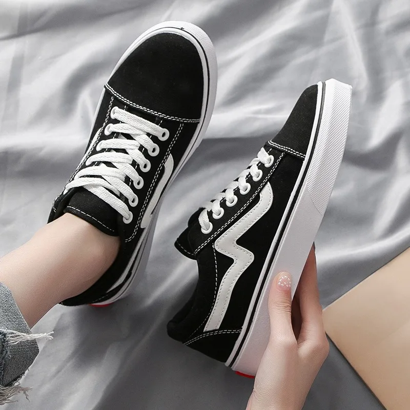 Youth Students Boys Girls Spri - Vans Shoes Old Skool 评论和价格