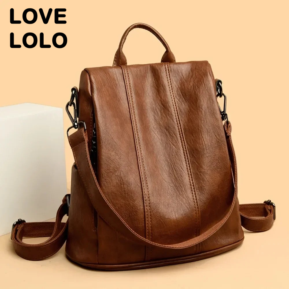 NEW Anti-theft Laptop Backpack - Leather Backpack Vintage 评论和价格