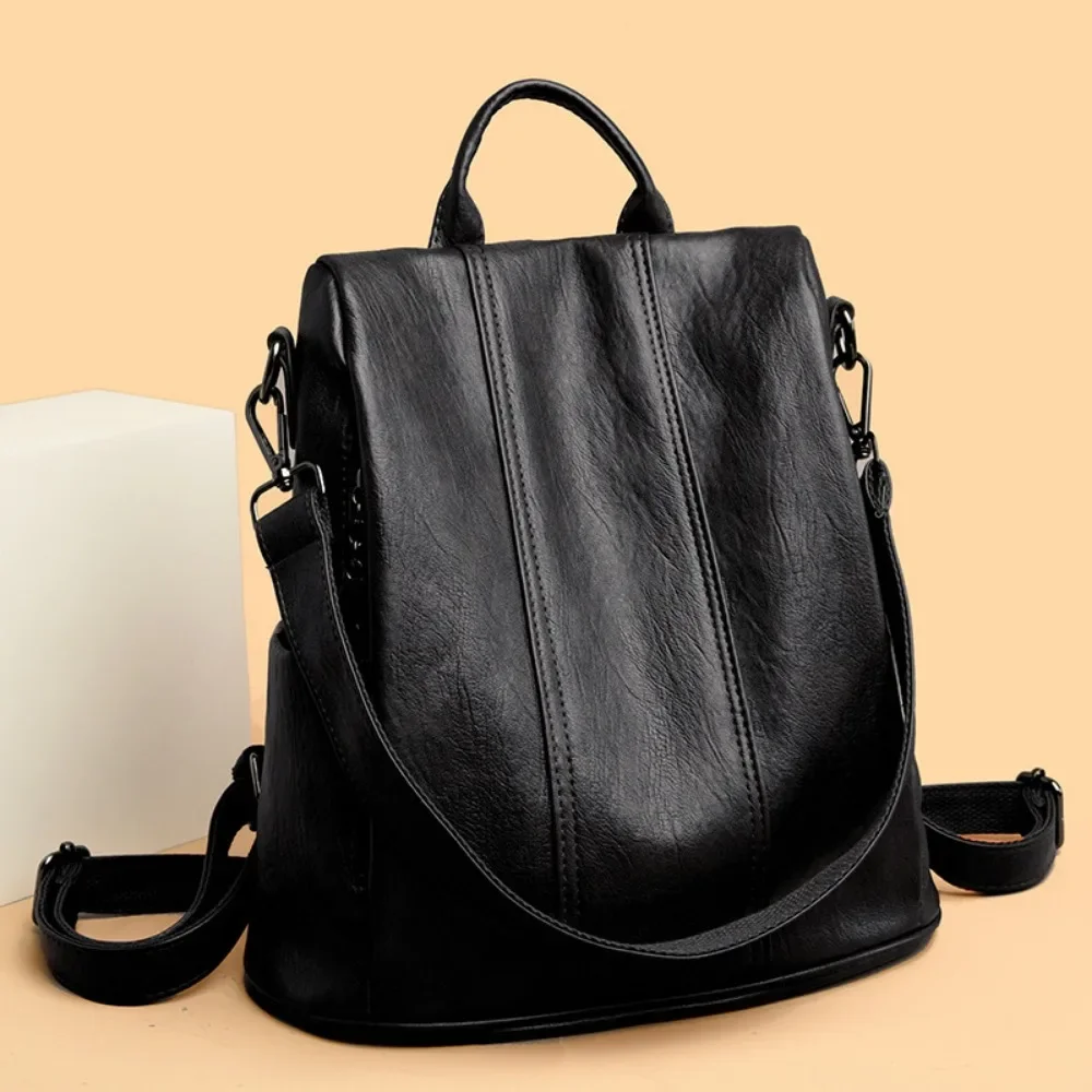NEW Anti-theft Laptop Backpack - Leather Backpack Vintage 评论和价格
