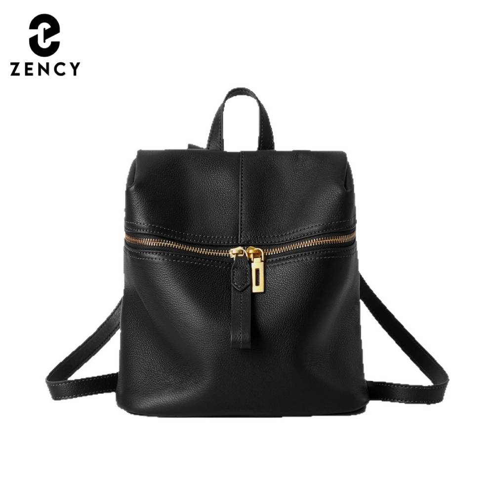 Zency Women Genuine Leather Ba - Leather Backpack Vintage 评论和价格