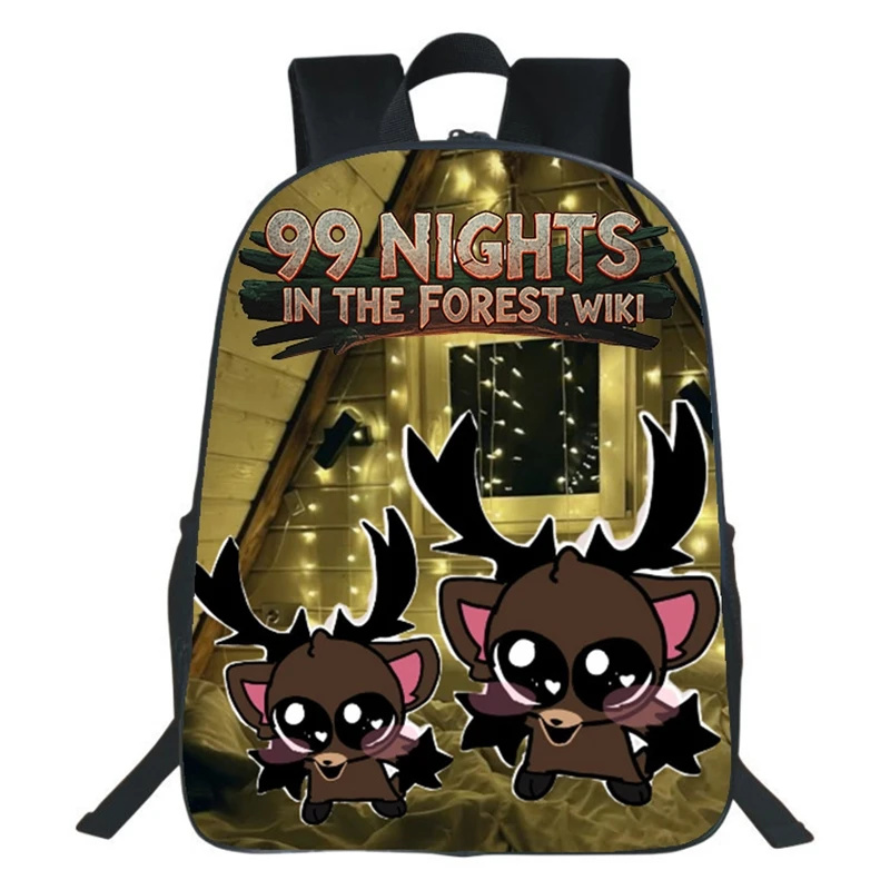 99 Nights In The Forest Game B - School Backpack Teen 评论和价格